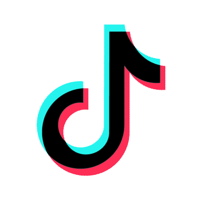 Das TikTok Logo animiert. Verlinkt ist Krestoffels TikTok Auftritt.
